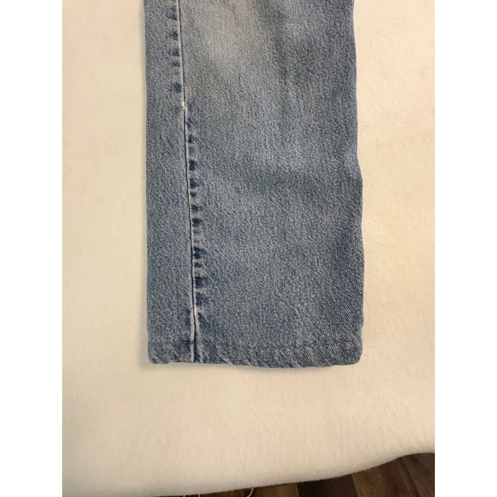 Levis 505 Reg Fit Jeans‎ Mens 36x30 Blue Medium Wash Straight Leg Denim 505-0216